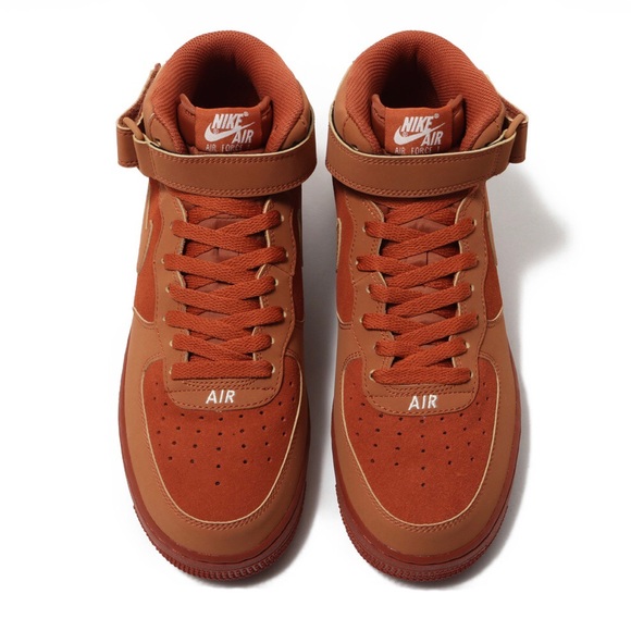 ❗️SOLD❗️Nike Men’s Air Force 1 Mid ‘07 Dark Russet - Picture 2 of 7